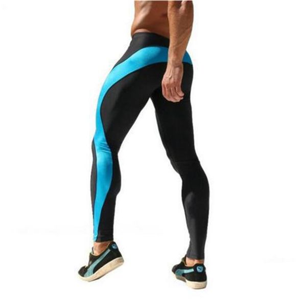 

fitness running tights hombre jogger culturismo deportes leggings gimnasio compresiÃ³n jogging pantalones largos pantalone, Black
