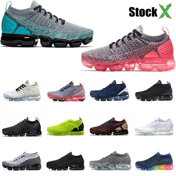 

2019 new fly 3.0 air 2.0 triple black volt men running shoes vapors 2018 womens designer sports athletic sneakers size 36-46