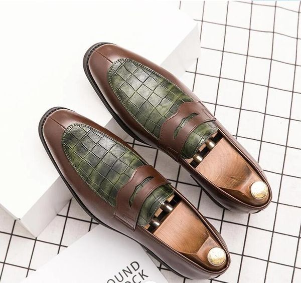 

men leather shoes low heel casual shoes dress brogue spring ankle boots vintage classic male casual ps553, Black