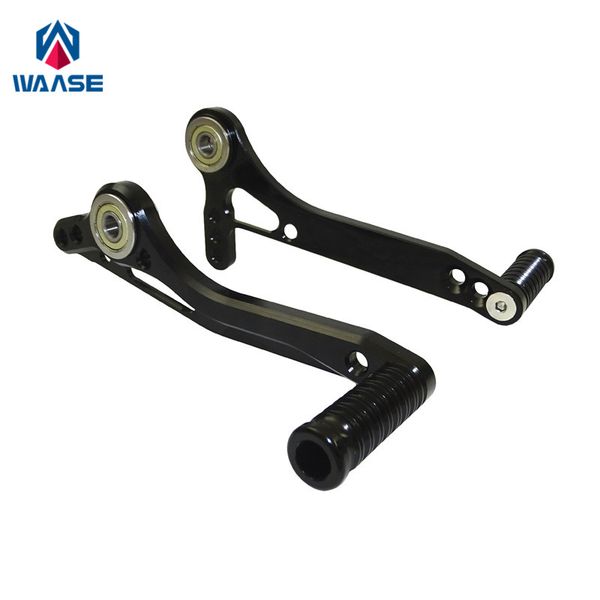 

waase motorcycle adjustable shift pedal lever & brake shifter pedal lever toe pegs for rearset rear sets