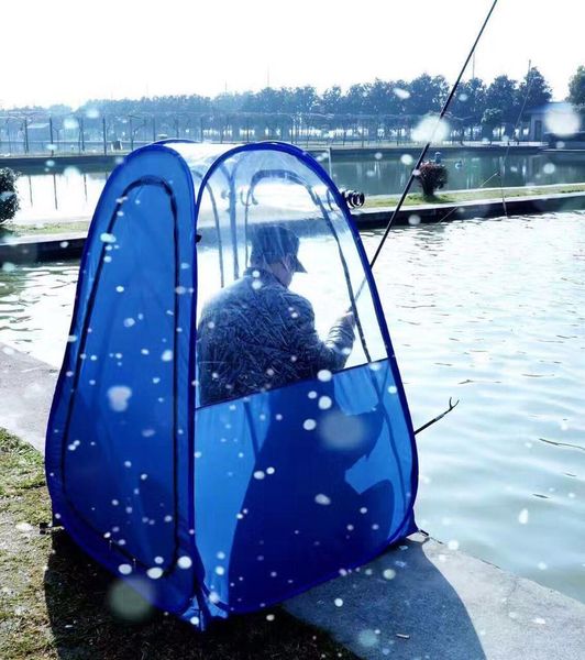 

outdoor fishing rainproof single person private sun-shade insulation watching sports pop up tent keep warm pop up portable pvc tent