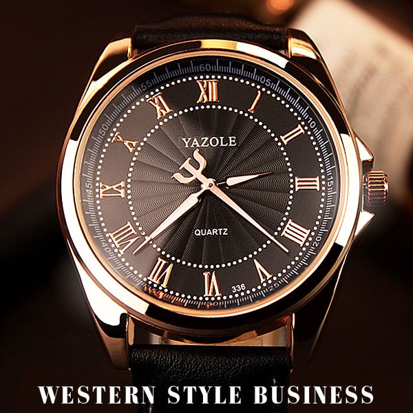 

yazole men watch sport watches mens quartz wristwatch male clock relogio masculino yzl336, Slivery;brown