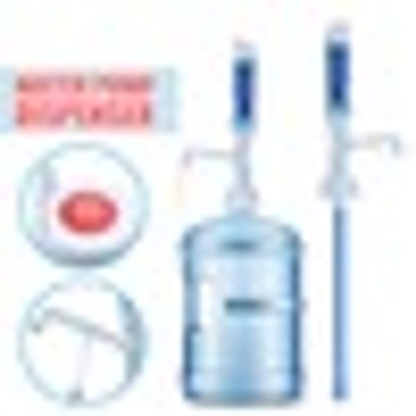 

convenient bottled drinking water pump dispenser portable electric battery-operated pump with press switch 0.9-1.0 gallon/min