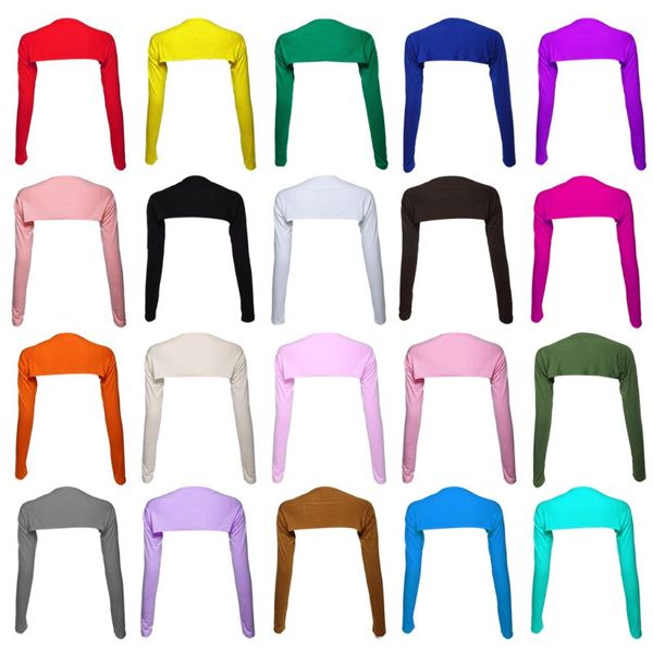 

womens muslim one piece long shoulder sleeves shawl arm cover shrug crop modal bolero-style islamic hijab accessories, Blue;gray