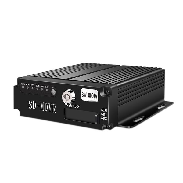 

4ch car autos ahd mobile dvr realtime video/audio recorder sd card w/ remote