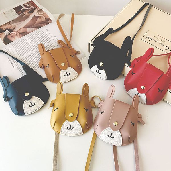 

2019 new korean version of the cartoon cute children's shoulder bag fashion pu messenger mini women bag