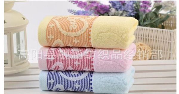 

dhl 150 pieces 33*74 cm hand face towel absorbent soft comfortable heart towel