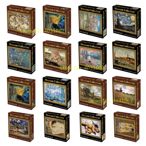 

новые горячие продажи diy jigsaw puzzle 1000 шт. пазлы для взрослых детей развивающие головоломки игрушки украшения стен дома живопись y2004