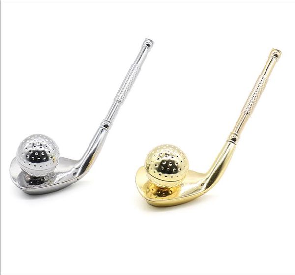 Chuancheng New Golf Metal Pipe Gold Silver 2 Caja de regalo de aluminio Creative Cross-border Tobacco Wholesale