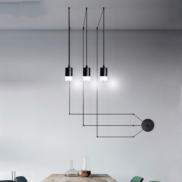 Modern Simple Design Diy Long Cable Pendant Suspension Lights With