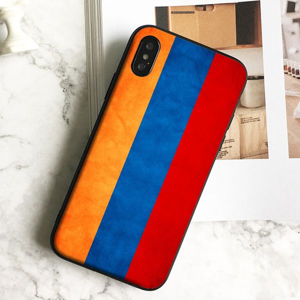 

capa luxury armenia flag чехол для телефона iphone 11 pro xs max xr 8 7 6s plus 5 se case мягкий черный силиконовый чехол tpu