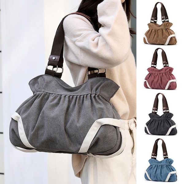 

fashion casual large capacity canvas shopping single shoulder bag handbags casual female tote messenger big bag shoulder