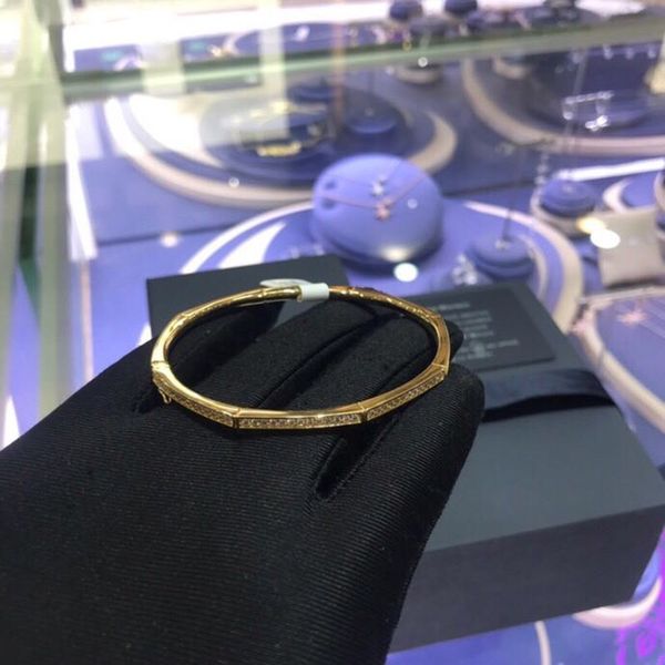 

2020 new arrival europe 925 sterling sliver crystal bracelets brand original cross bracelets for women lady gift, Golden;silver