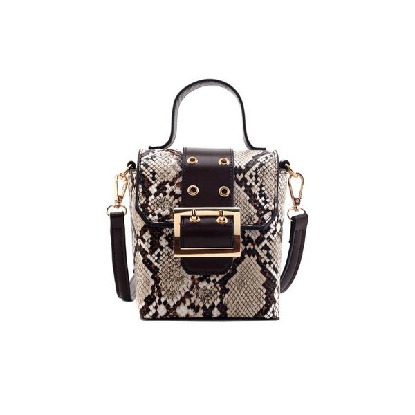 

серпантин pattern кожа pu crossbody сумки для женщин малый сумки плеча сумка мини кошельки болса # t1g