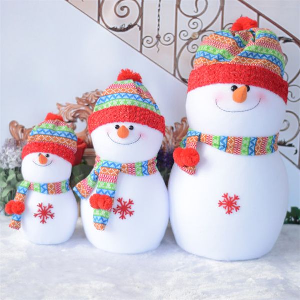 

rainbow hat lovely foam toy santa claus family christmas gifts decorations christmas snowman family fd75