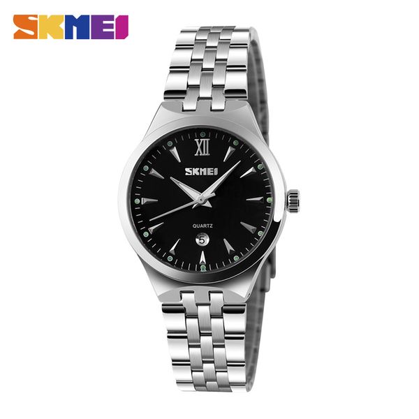 

wholesale brand 9071 lady wristwatches women quartz clock waterproof feminino relogio steel girl watch watch full female luxury bspix, Slivery;brown