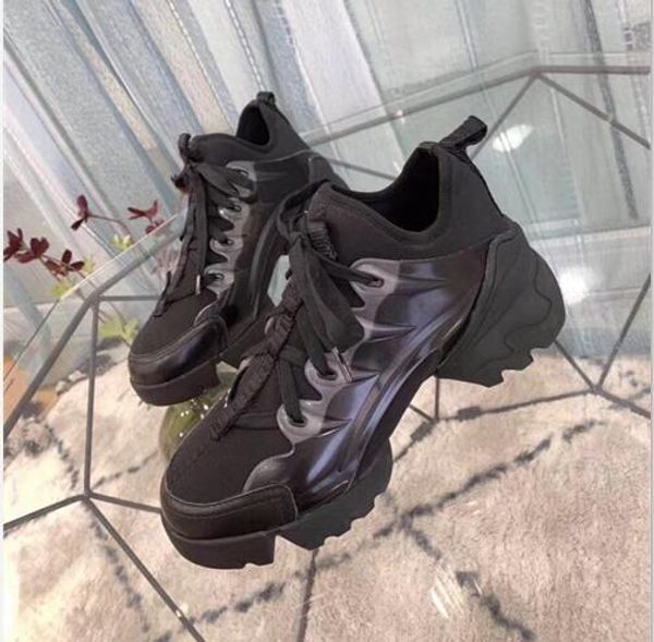 

new22 arrival multi triple low old dad sneaker combination soles boots womens fashion casual shoes high size, Black