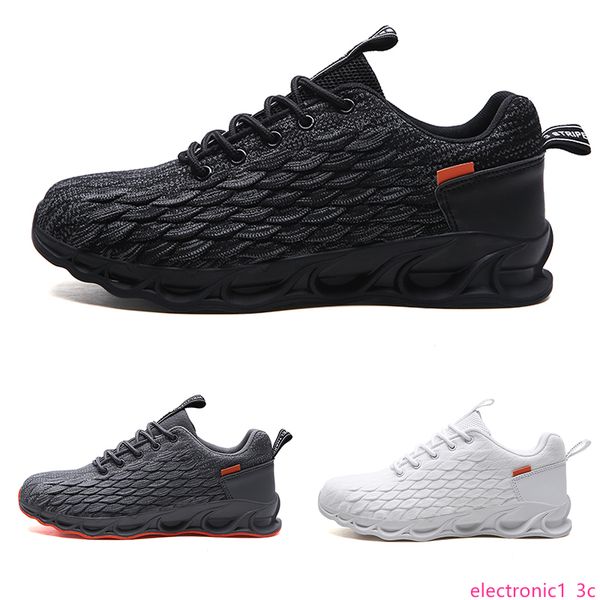 

2020 brown grey pattern5 sneaker breathable simple white black lace cushion young men boy running shoes designer trainers sports sneakers, Black;green