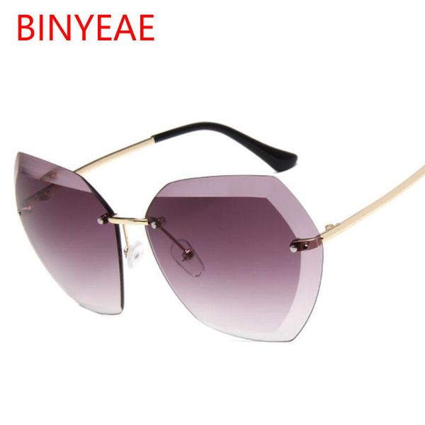 

semi rimless sunglasses women brand designer eyeglasses oversized sun glasses transparent pink men sunglasses oculos feminino, White;black