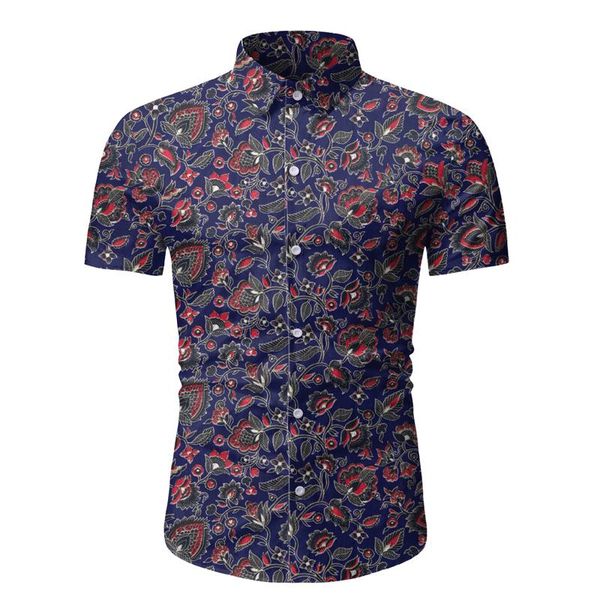 

plaid shirts men 2020 new fashion cotton broken flower short sleeved summer casual men shirt camisa masculina mens dress shirts, White;black