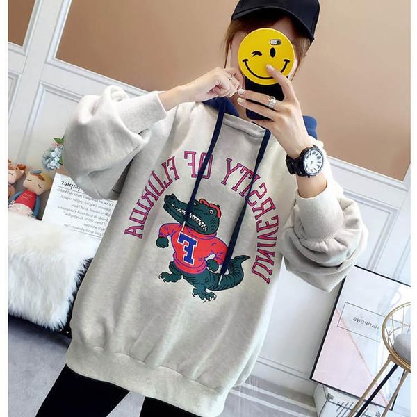 

wholesale women hoodie women sweatshirt women jumper sport style light grey casual b100754z, Black