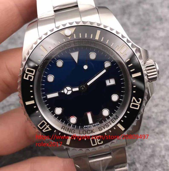 

2 colormens basel world new basel superlative asia 2813 movement ceramic bezel 44mm 116660 sea-dweller sapphire automatic mens watches, Slivery;brown