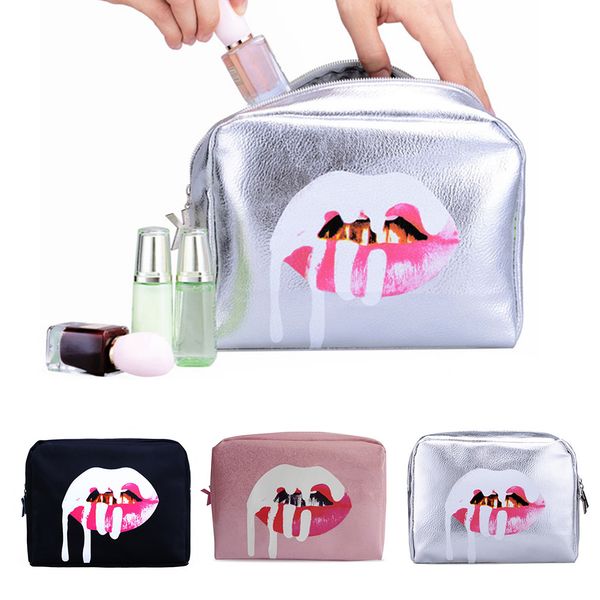 

sfg house 2019 make up bag women makeup tote bag zipper fashion toiletry kit pu travel cosmetic organizer women makeup