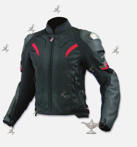

jk052 motorcycle suits spring and summer breathable leather drop pk717 knight riding jacket sets