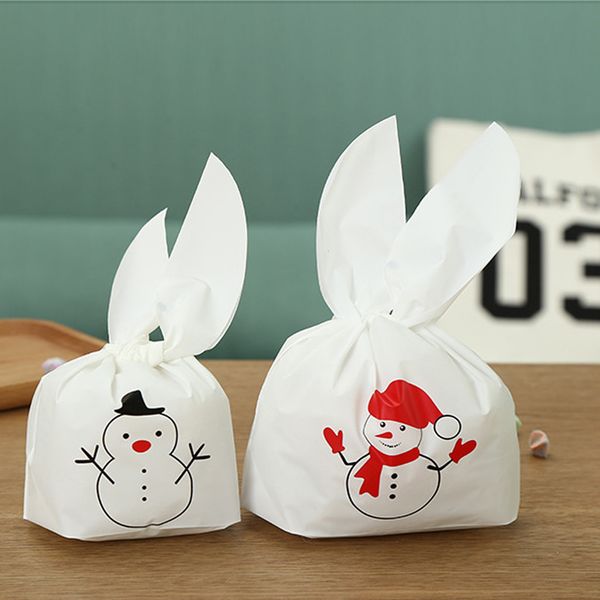 

merry christmas 50pcs santa claus drawstring christmas gift bag apple bag can store candy biscuits apples store#3