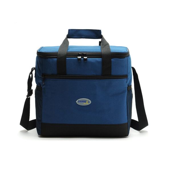 

16l cooler bag waterproof cloth shoulder ice pack for food drink insulation thermal picnic refrigerator bag
