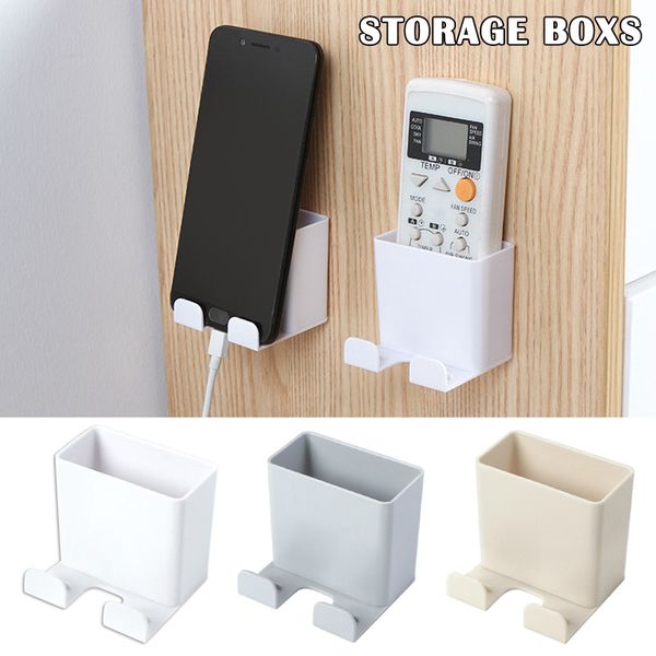 

remote control holder organiser storage caddy smart tv holder home wall mount tp899, Slivery;brown