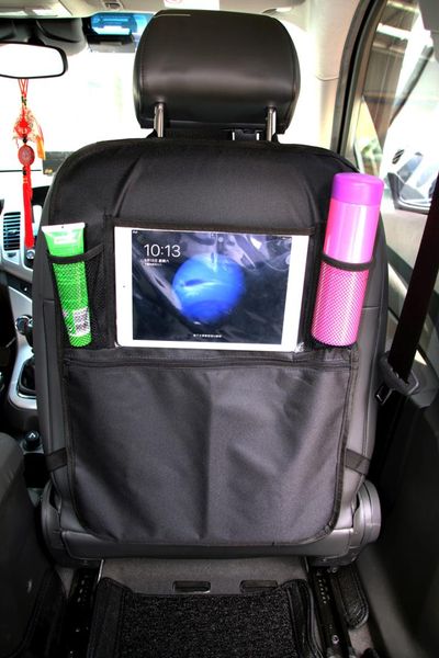 

new car oxford cloth seat back storage bag drink phone organizer nets car style durable accessories interior mass supplies