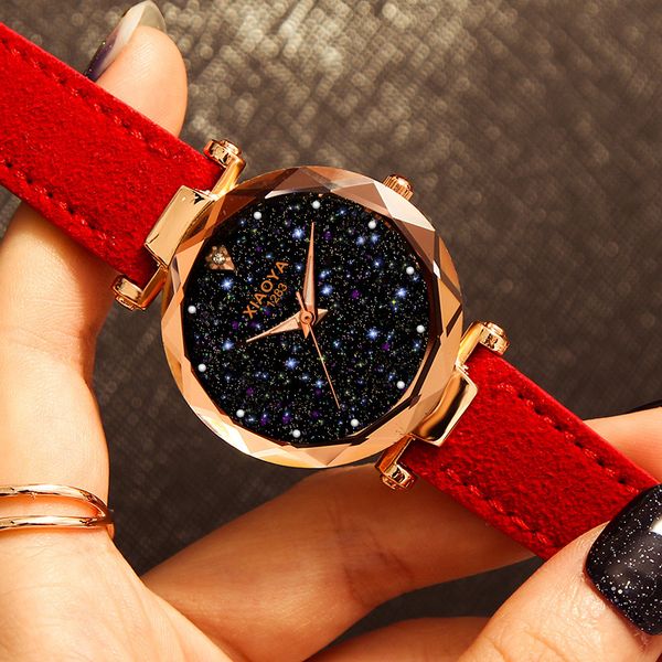 

2019 new ladies watch female watch student trend korean version of the simple casual atmosphere luminous retro, Slivery;brown