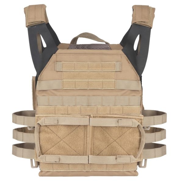 

new hunting body armor jpc molle plate carrier vest outdoor cs game paintball airsoft vest shooting accessories 2020, Black;green