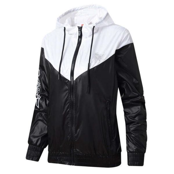

Women Spring Autumn Windrunner Jacket Thin Jacket Coat Women sports Windbreaker Jacket Windbreaker Coats Brand Sweatshirt