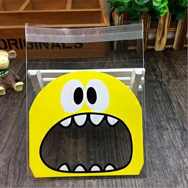 

100pcs cookie biscuits bag candy self-adhesive packaing bags decorations