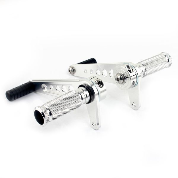 

bikingboy universal cafe racer bobber rear sets foot rests for yamaha rd 350 xs 650 v-twin 92 sr 400 500 classic custom footpegs