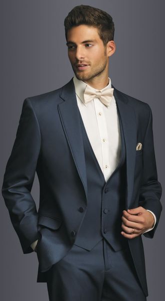 

new arrival dark gray groom tuxedos 3 pieces mens wedding prom dinner suits slim fit man grroomsman wear blazer masculino, White;black