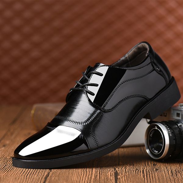 

aecbuy elevator shoes for menleather dress shoes men slip on oxford for men nzzxta4, Black