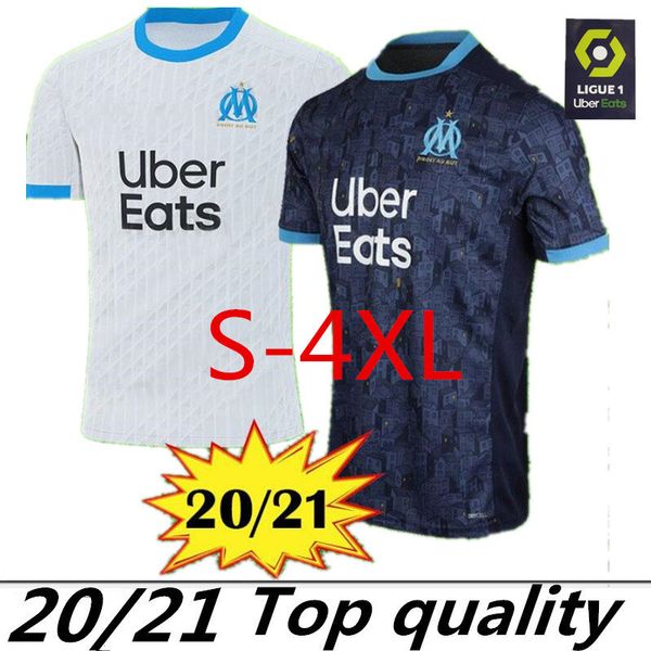 

4xl thailand maillot om olympique de marseille soccer jersey 2020 maillot de foot benedetto payet .gustavo 20 21 thauvin shirts kids kit, Black;yellow