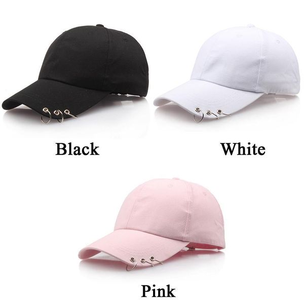 

men women baseball cap adjustable casual hip-hop hat baseball caps black pink white, Blue;gray