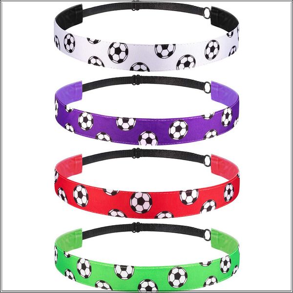 

2020 soccer adjustable non-slip headband dhl, Silver