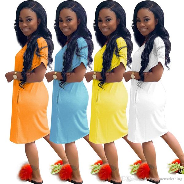 

women v-neck mini dresses short sleeve night club dress candy color causal cool beach dress, Black;gray