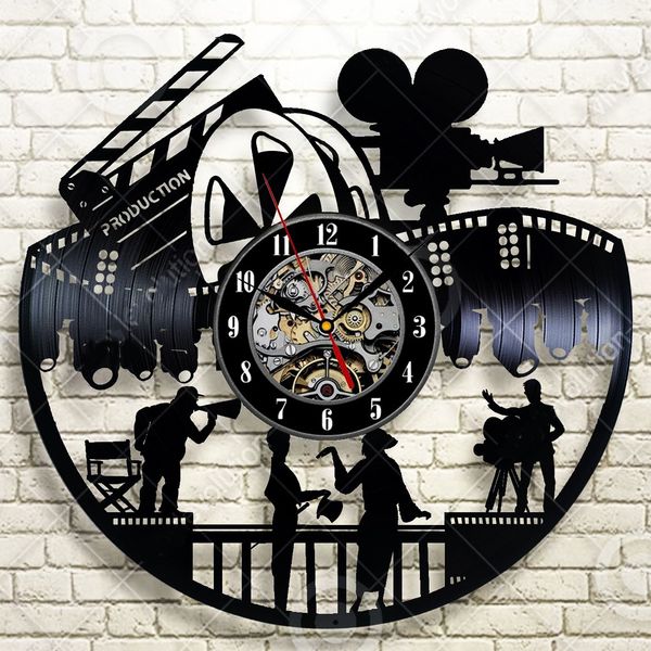 Movie Night Home Theater Wall Decor Reels Theater Cinema Vinyl