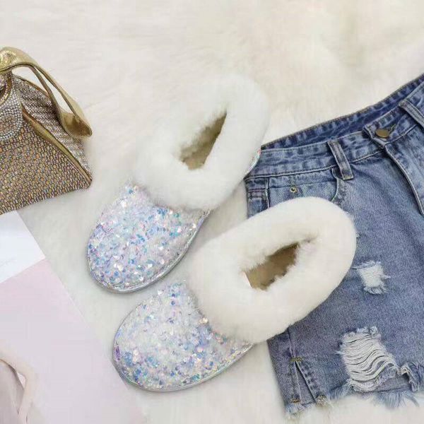 

2019 platform designer luxury plush ankle boots australia leather fashion women/men white genuine leather ing, Black