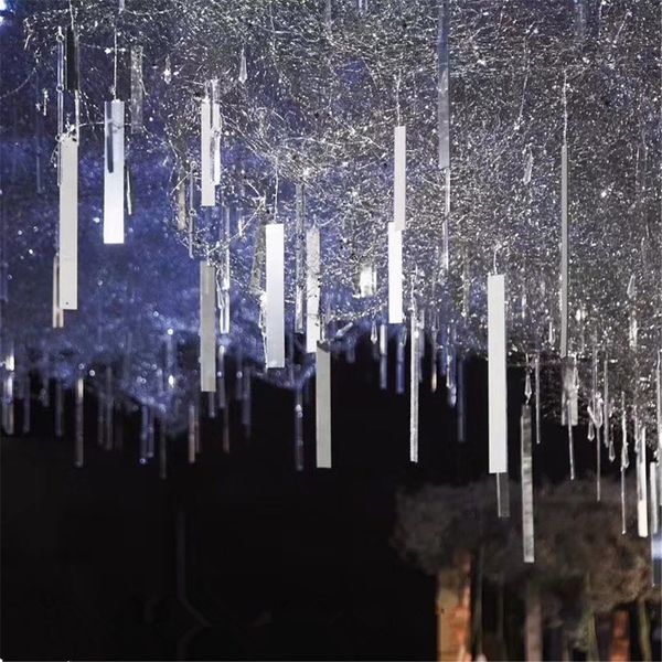 Handmade Wedding Decoration Backdrop Mirror Strip Hanging Ornament