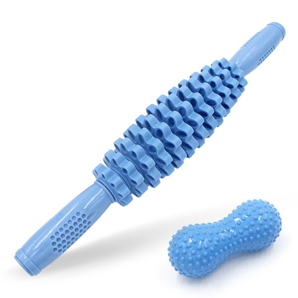 

muscle massage set massage roller stick with peanut ball leg body foot massage fitness equipment for muscle soreness relief fitness balls