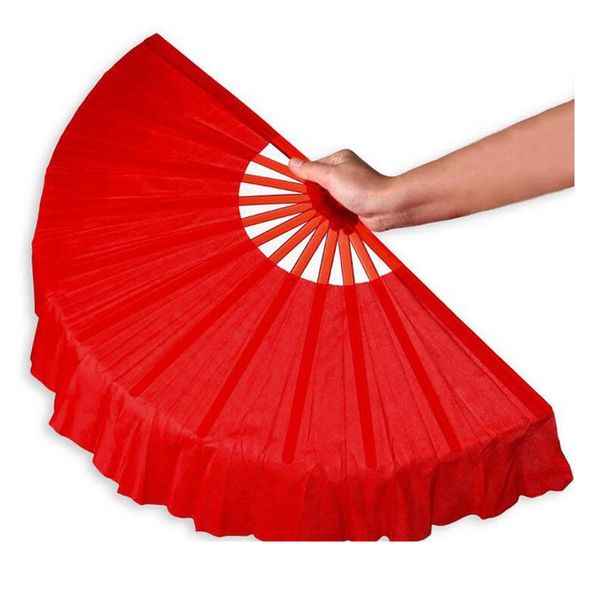 

red/pink/yellow/green folding hand fans craft gift dance performce fan wedding party souvenir decoration