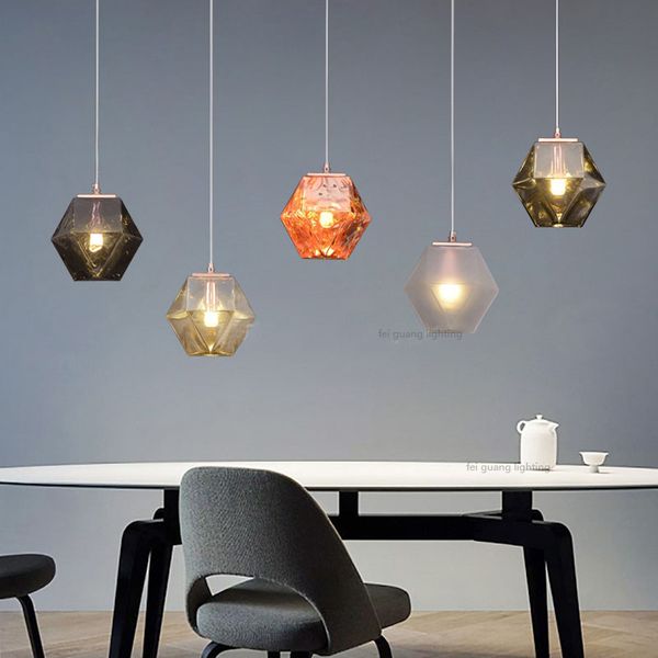 

nordic modern minimalist creative glass lamps for bedroom staircase small pendant lamps home decor lights pendant nordic light