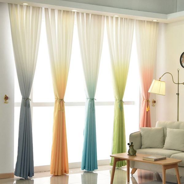 Jarl Home Semi Blackout Sheer Curtains Design Panel Fashion Living